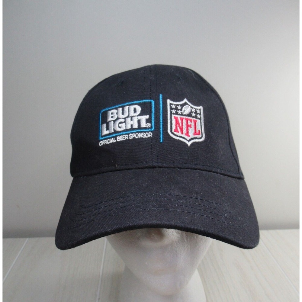 Bud Light‎ NFL Shield Hat Cap Snapback Adjustable Mens navy blue
